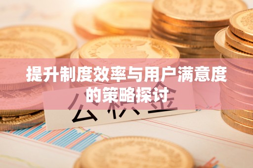 江油提升制度效率与用户满意度的策略探讨